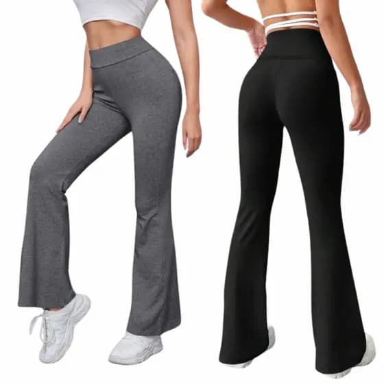 Calça Legging Bailarina Suplex Feminina Cós Alta Zero Transparência P ao GG