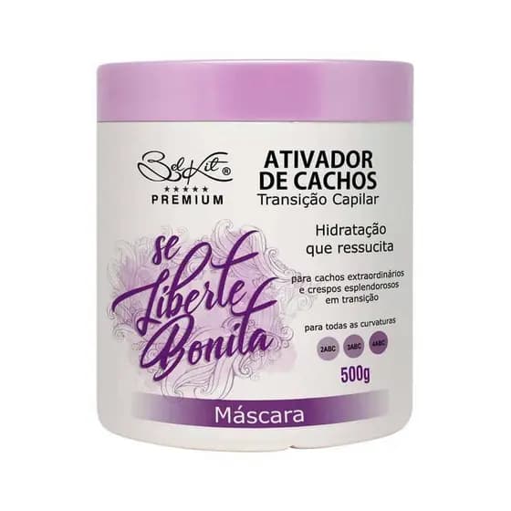 Máscara Ativador De Cachos Se Liberte Bonita BELKIT 500g
