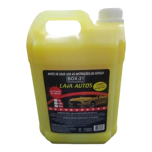 Shampoo Automotivo Lava Autos Concentrado Com Cera Carnaúba 5 Litros - Ortemax