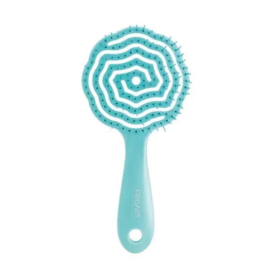ESCOVA FLORAL EASY FLEXI PROART AZUL