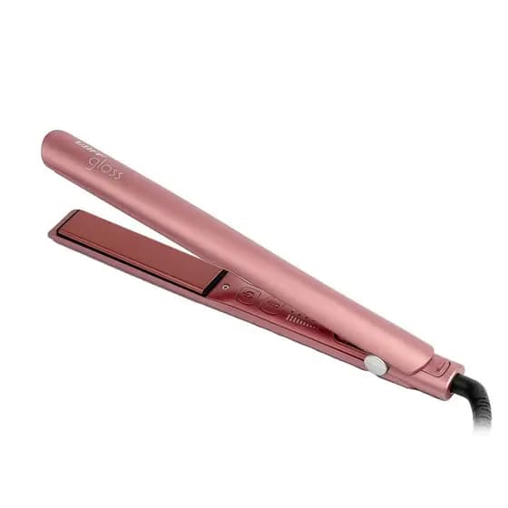 PRANCHA DE CABELO GLOSS ROSE LED BIVOLT 150°C A 230°C TAIFF