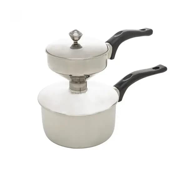 PANELA CUSCUZEIRA INDIVIDUAL LYOR DE AÇO INOX