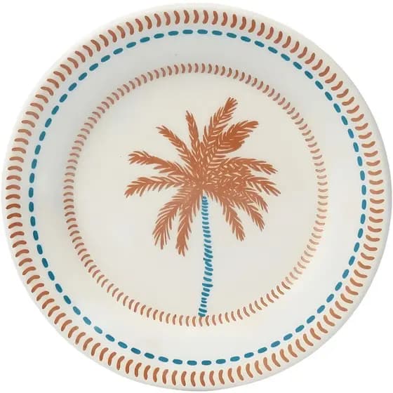 Prato Raso em Cerâmica 26cm - Caribe