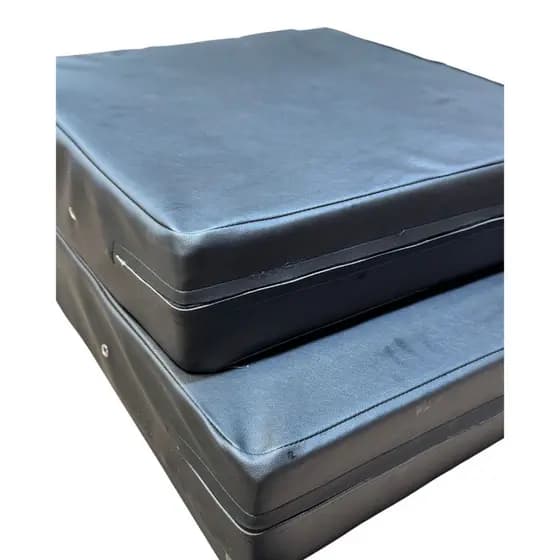 Par Almofada de Impacto LPO 60x60x14 Proteção e Estabilidade para Treinos Pesados Treino Abdominal Musculação Espuma AG.