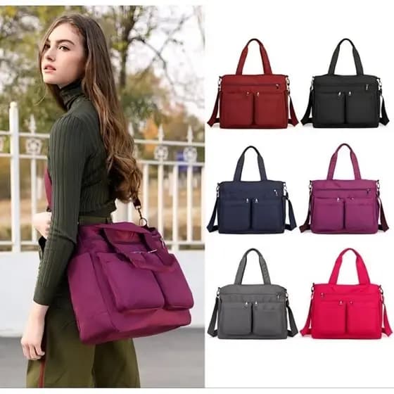 Bolsa transversais Grande Feminina Impermeável para academia viagens ,faculdade
