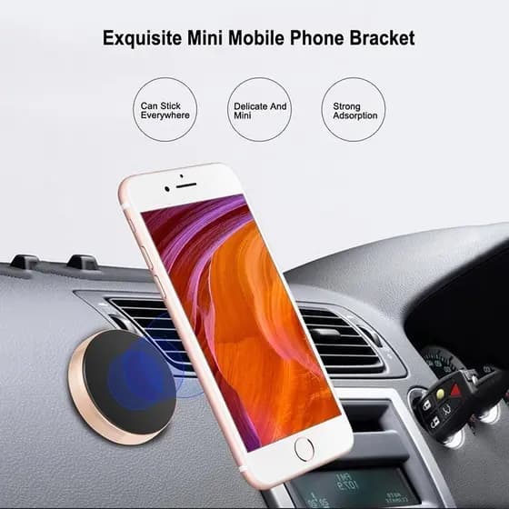 Mini Suporte Veicular Para Painel Magnético Universal Para Celular Com Suporte AII USE MAGNETIC HOIDER DUKIE DK-164