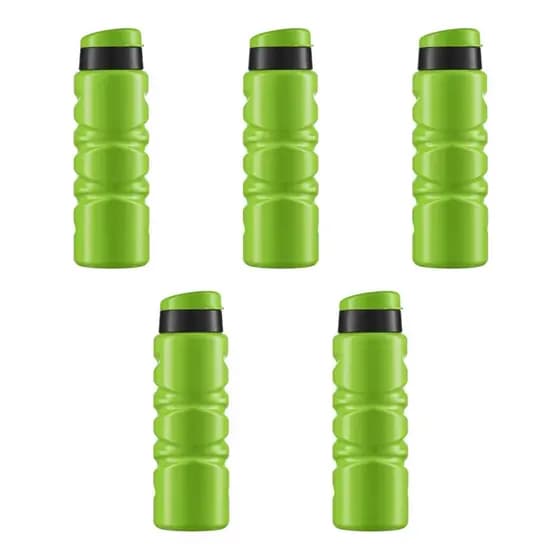 Kit 5 Squeeze Academia 750ml Style Verde Garrafa Esportiva