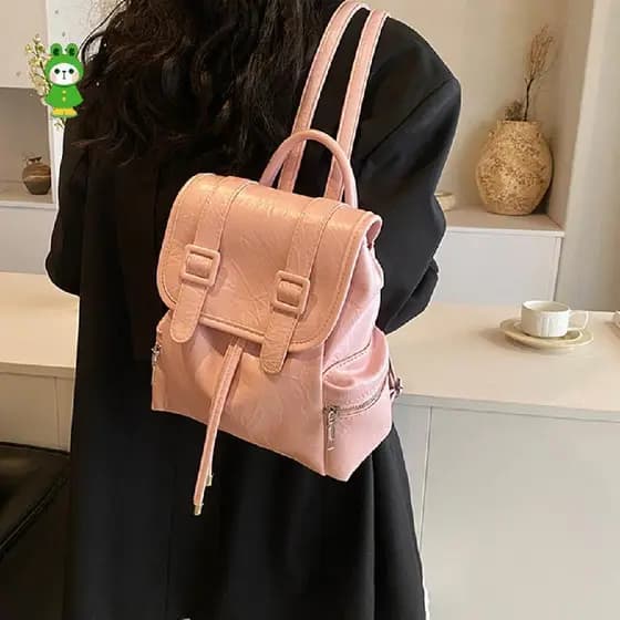 Bolsa SeaGloca Pequeno Nicho Mochila Leve Nova Moda Coreana Viagem commuter