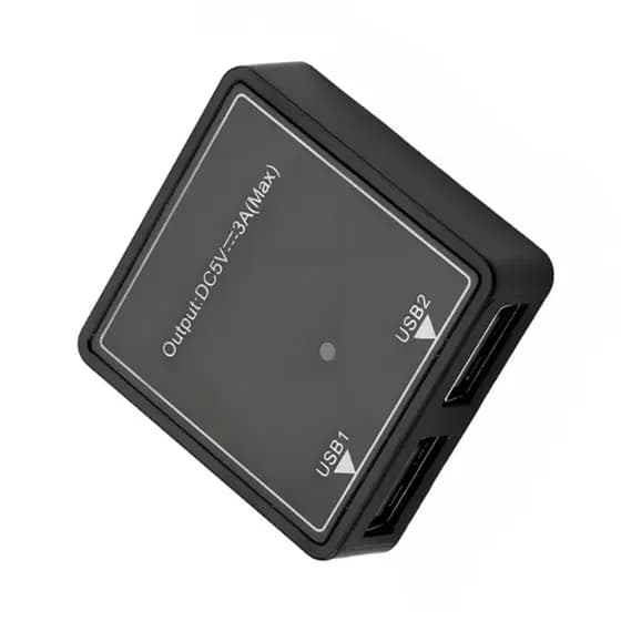 Carregador USB Solar De Porta Dupla À Prova D'água Aconchegante Para Uso Externo Suporta Entrada De 5 5V A 30V Fontes De