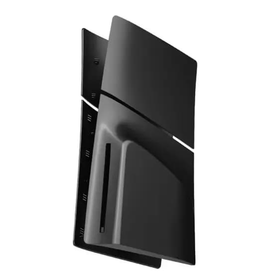 Capa Lateral PS5 Pro Disc Edition Preta Placas de Substituição Painel Frontal e Traseiro