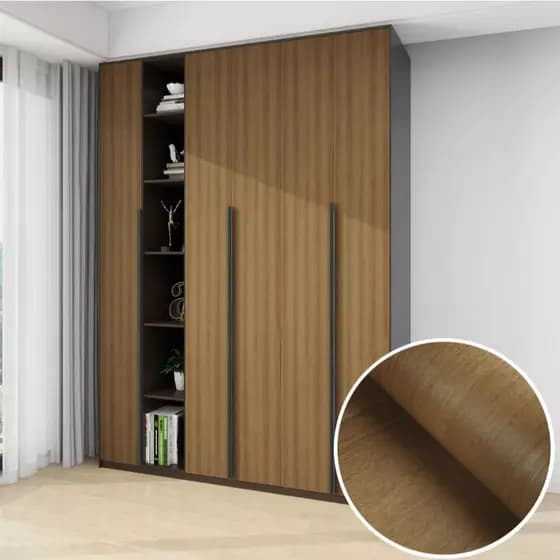 Adesivo Para Parede Revestimento Impermeável 5m X 45cm madeira ripado losango marmorizado SUPER U