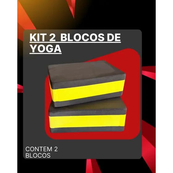 Blocos de yoga KIT 2 BLOCOS pilates