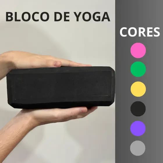 BLOCO DE YOGA COLORIDO EVA
