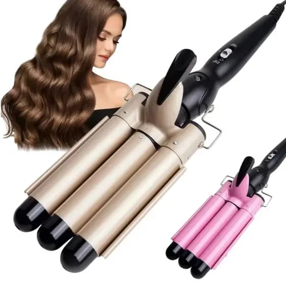 Modelador de cachos tri ondas Tri-ondas modelador 22cm de diâmetro
