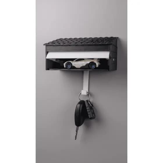 Porta-Chaves Garage Car Organização e Estilo para os Apaixonados por Carros porta chaves de parede