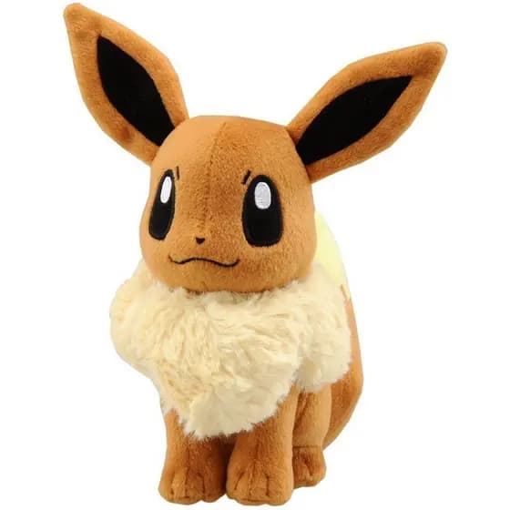 8 Polegadas Pokemon Pelúcia Boneco Eevee Q Versão Crianças Brinquedos De