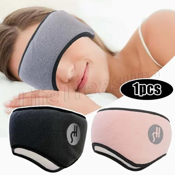 Tampões Para Os Ouvidos 2 Em 1 Dormir Com Redução De Ruído-Máscara Olhos Ajustável-Isolados-Viagens , Cochilo , Almoço ,