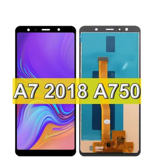 6.0" Super Amoled Display A7 2018 Compativel A750 SM-A750F Frontal Incell&Oled Tela Touch Lcd Substituição 100% Teste