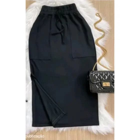 Saia Jogger Midi moletom moda evangelica.