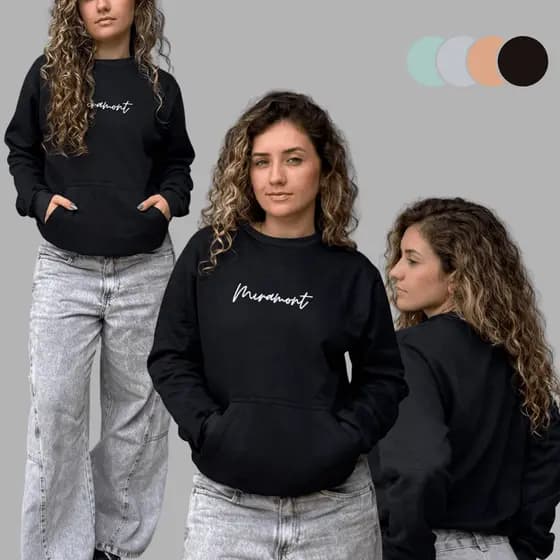 Promoção Casaco Moletom Feminino Confortável Inverno Flanelado