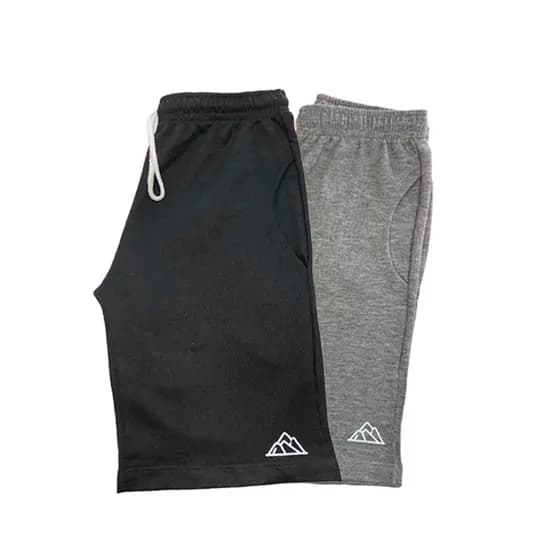 Kit 2 Bermuda Masculina Casual Academia Treino 2 Cores com Cordão Ajustável