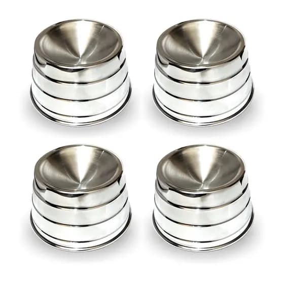 Kit 4 Comedouro Ergonômico Elevado Para Gatos Pet