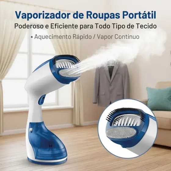 Passadeira A Vapor Portátil Vaporizador Ferro Luxo 110V OU 220V roupas estofados e cortinas sem amassados PRONTA ENTREGA