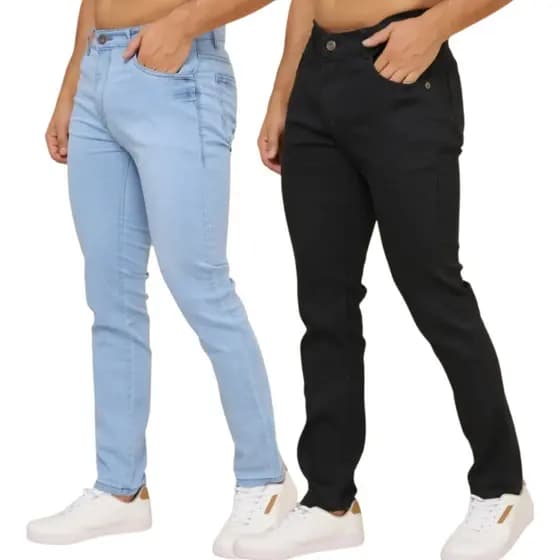 Calça Jeans Masculina Kit – Confortável e Estilosa