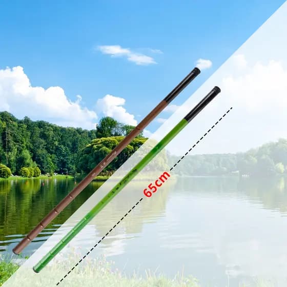 Vara Telescópica Vara De Pesca Ultra Leve E Dura Fibra De Carbono 4.5M 5.4M 6.3M 2.7M 3.6M 7.2M