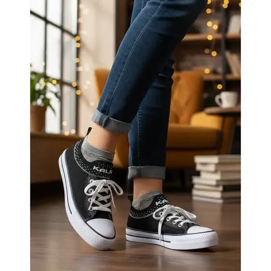 Tênis Star Meia Kalum Queimão de Estoque Oferta Promoção Sola Reta Ori