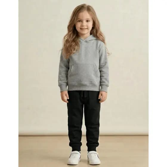 Conjunto de Moletom blusa de frio + calça para criança Moletom Infantil moletom canguru moletom gola careca unissex