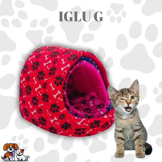 Cama Iglu Cachorro Gato Grande Toca Caminha Pet Tamanho G
