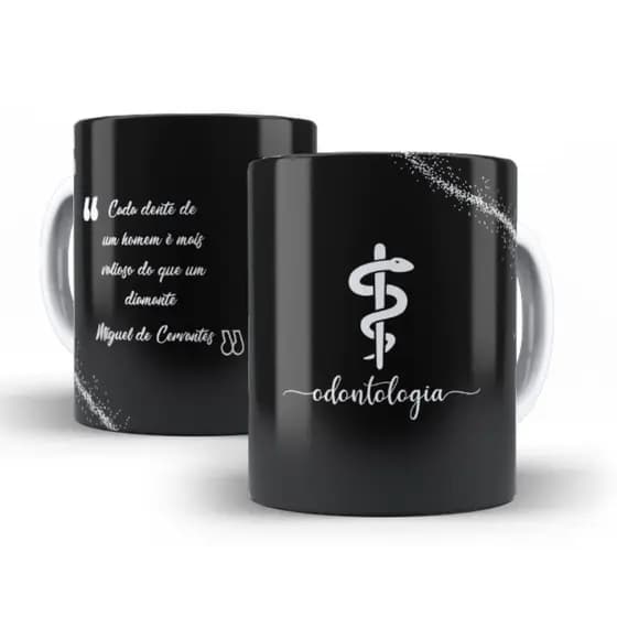 Caneca Cerâmica Curso Odontologia Lindo Presente Amigo 06080