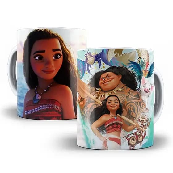 Caneca Moana Disney Personalizada Modelo 2