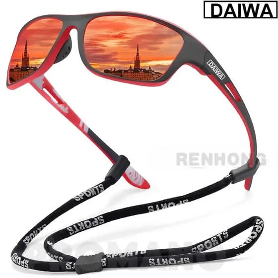 Daiwa Polarizado Óculos De Sol De Pesca Masculino Condução Tons Caminhadas Clássico UV400