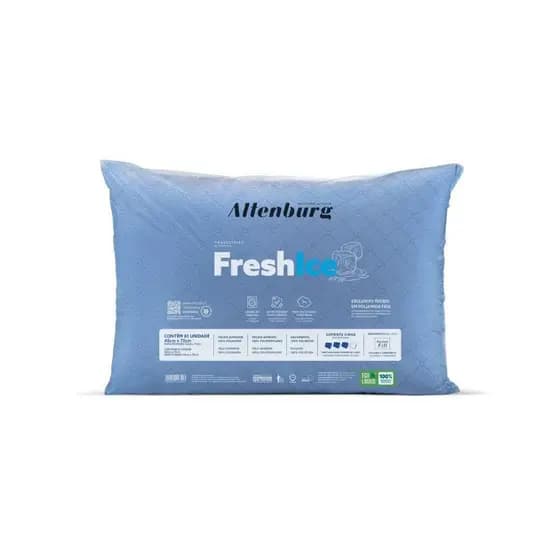 Travesseiro Altenburg Fresh Ice 48X70 - Azul
