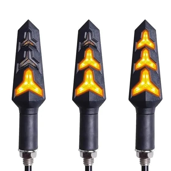 Kit 4 Piscas Led Seta Sequencial Honda Cb Twister 250 Titan Fan Start 160 esportivo Universal
