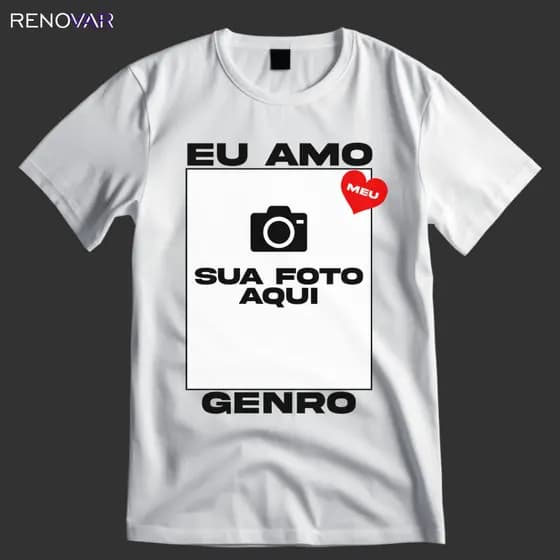 Camiseta Eu Amo Minha Nora/Genro Personalizada - Camisa Namorados Genro e Nora Casal