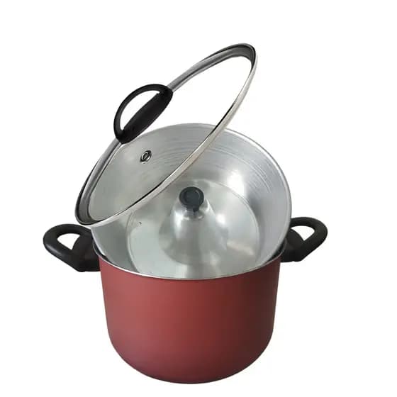 Kit Panela 2 Em1 Multifuções Antiaderente Forma Pudim E Bolo