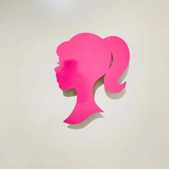 Luminária Led Barbie Abajur Luminosa e Estilosa