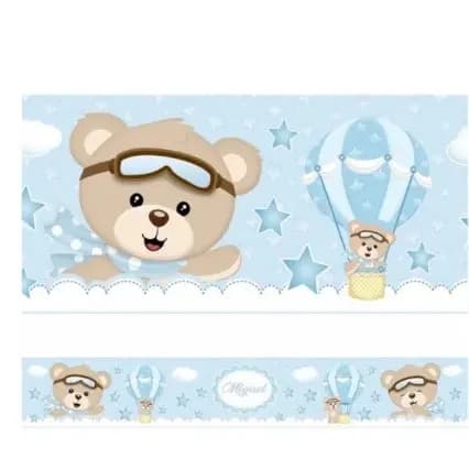 Faixa Decorativa Infantil Bebe Adesivo Quarto Marinheiro Star = 202