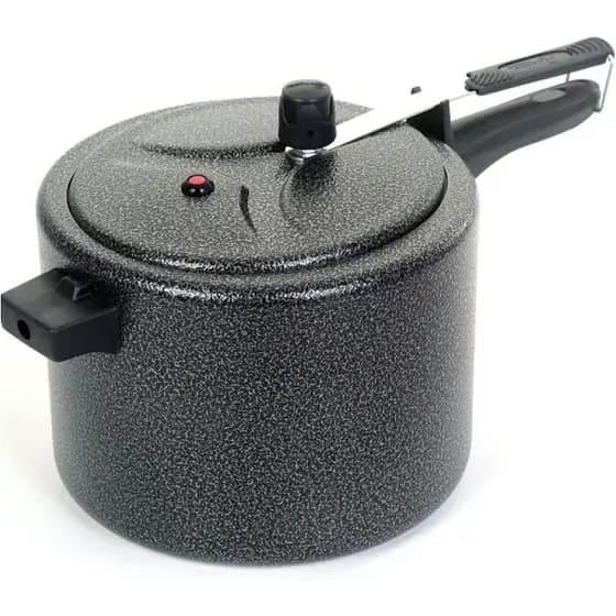 Panela de Pressão presao 10 Litros Caçarola Preta CRAKEADA com selo Inmetro + ENVIO RAPIDO