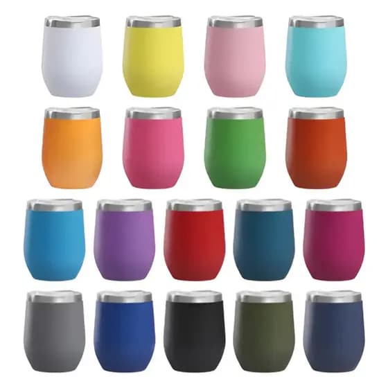 Kit 3 Copos Térmicos Caneca Inox Bebida Fria Quente 360ml