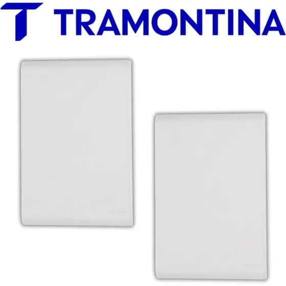Placa 4x2 Cega Tramontina Liz Branca