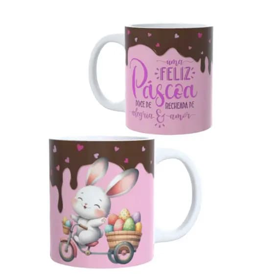 Caneca Personalizada de Páscoa.