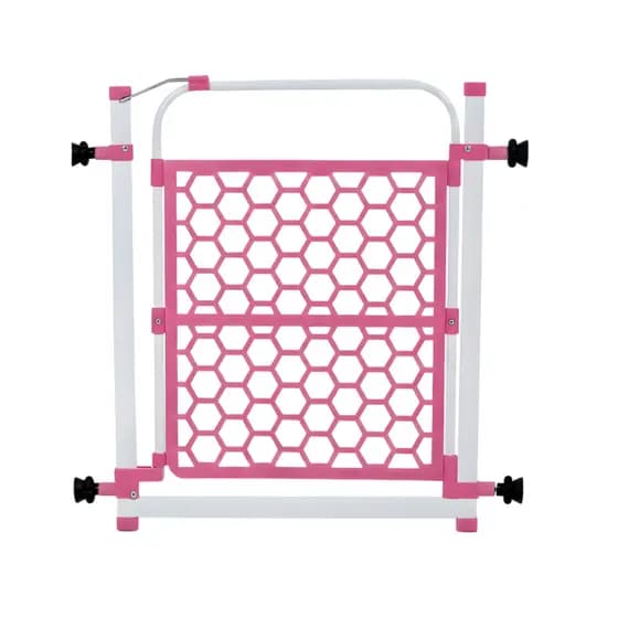 Grade de Segurança Para Animais domésticos 78cm a 83cm Rosa
