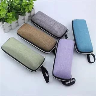 Kit 5 Estojo Cases Caixa Para Óculos De Grau Óculos de Sol Com Flanelas Diversas Cores