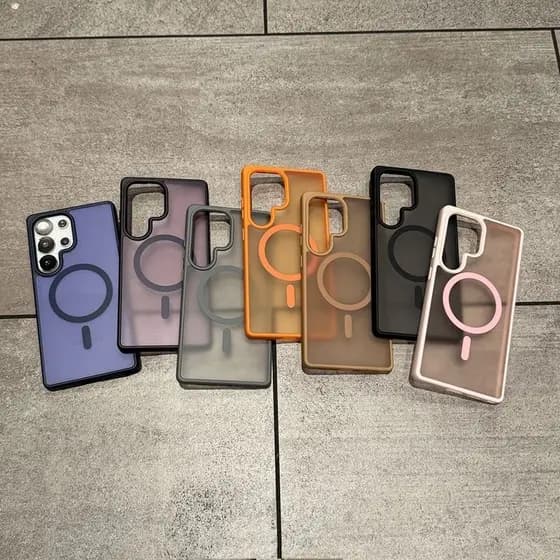 Capa Capinha Para Samsung A16 A35 A36 A55 S22 S23 S24 S25 Colorida Space Premium Com MagSafe