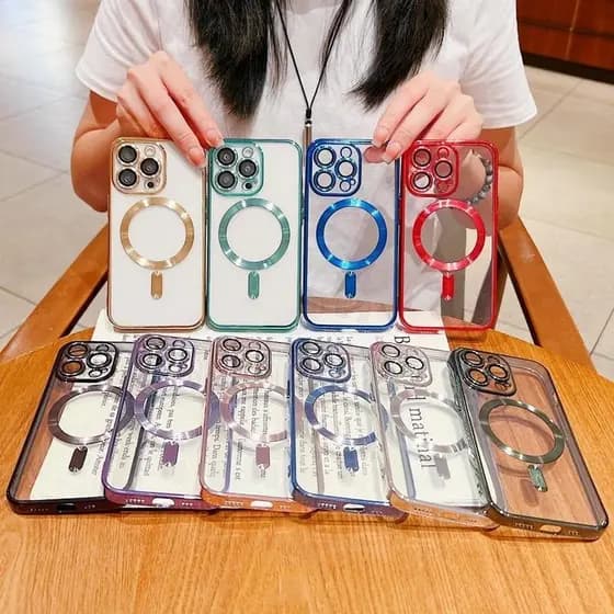 Capa Capinha Para iPhone 11 12 13 Silicone Premium Com MagSafe