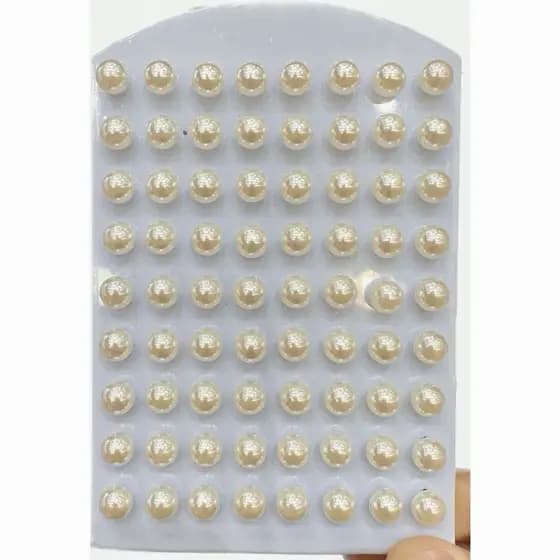 Brincos de pérola 6mm / bijuterias 36 pares